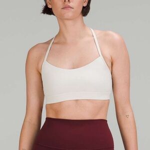 Lululemon Flow Y Sports Bra | Size 6 | Bone